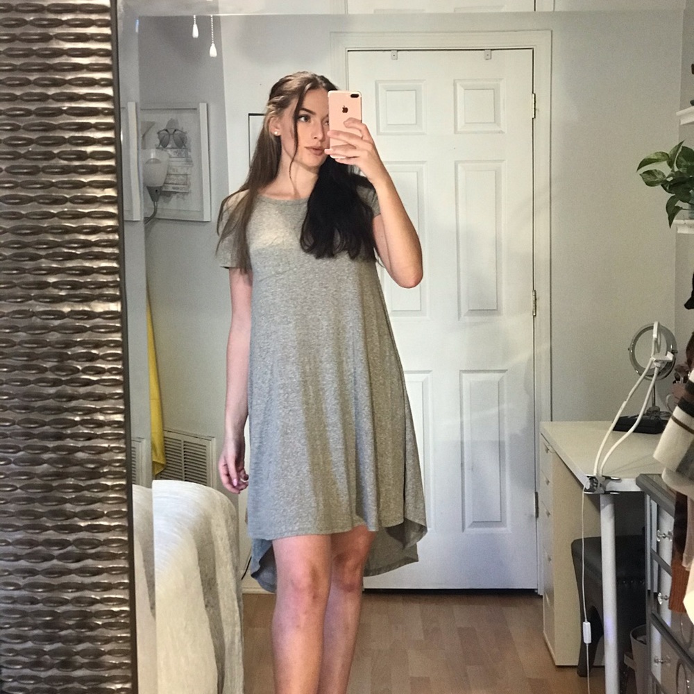 Lularoe dress with pocket, grey